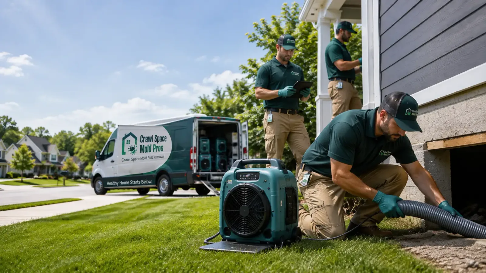Crawl Space Mold Removal in Fairwater, WI